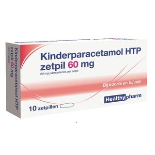 Paracetamol Kind 60mg Av Hea 10zp