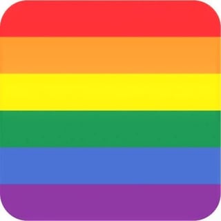 Coaster - Rainbow Colors - Regenboogvlag