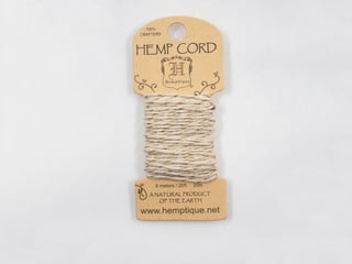 Hemp Cord  6m & 3m - Metallic Gold