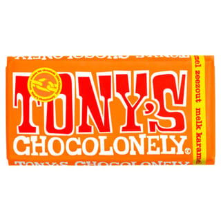 Tony's Chocolonely Chocolade Melk Karamel Zeezout