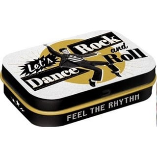 Retro Blikje Mint Box Elvis Let's Dance Rock & Roll