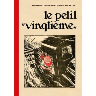 Kuifje Notitieboekje Groot - Le Petit Vingtième - Locomotief