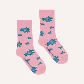 The Campamento Flowers Kids Socks