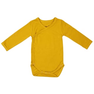 Timboo body lange mouwen - 62/68 - OCHER