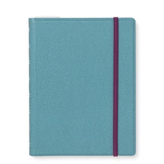 Filofax Refillable Colored Notebook A5 Lined - Teal Green