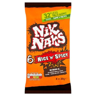 Niks Naks Nice 'N' Spicy 6 Pack
