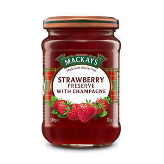 Mackays Strawberry Preserve With Champagne 340G