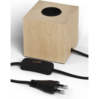Calex Table Fixture E27 With Switch Max.1X40W 1,8M Cable, Wood Base