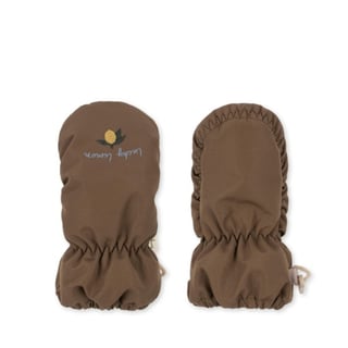 Konges Sløjd Nohr Snow Baby Mittens Walnut - Maat: 0-03M