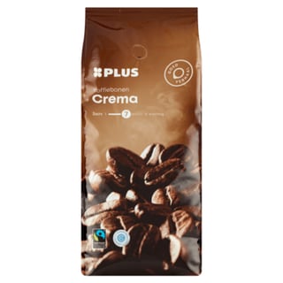 PLUS Koffiebonen Crema Fairtrade