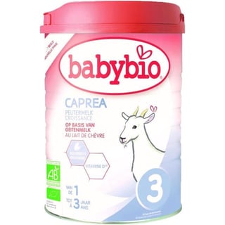 Babybio CAPREA 3 Peutermelk Op Basis Van Biologische Geitenmelk Van 1 Tot 3 Jaar - Blik 800 Gram