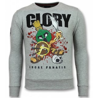 Glory Trui - Marvin Spartacus Sweater Heren - Grijs