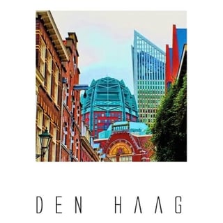 Postkaart - Den Haag - Wijnhavenkwartier