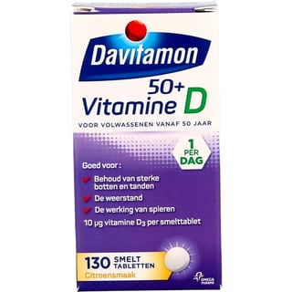 Davitamon D 50+ Smelttabletten 130st 130