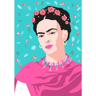 Postkaart - Pop Art New Generation - Frida Kahlo