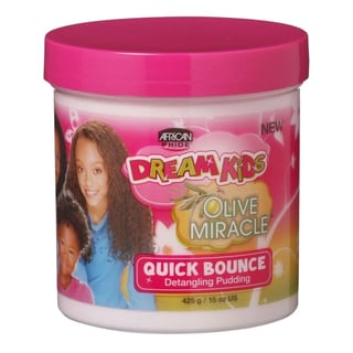 African Pride Dream Kids Olive Miracle Quick Bounce Detangling Pudding - 425GR