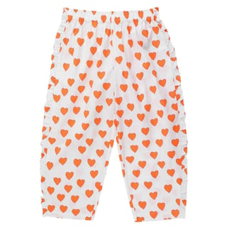 Tiny Cottons Hearts Pant Off-White