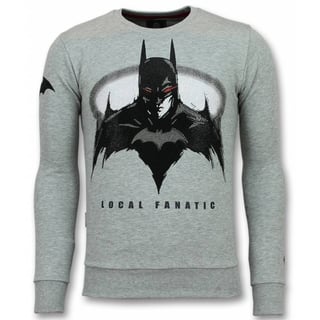 Batman Trui - Batman Sweater Heren - Mannen Truien - Grijs