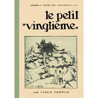 Kuifje Notitieboekje Groot - Le Petit Vingtième - De Oude Tempel