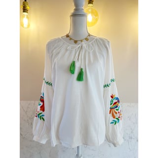 Muse Cotton blouse - White Colors