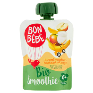 Bonbebe Bio Yoghurt Appel-Ban-Mango Smoothie