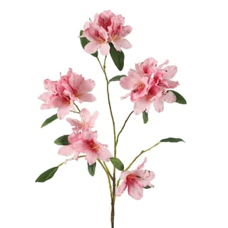 Kunstbloem Rhododendron Roze Tak 94cm