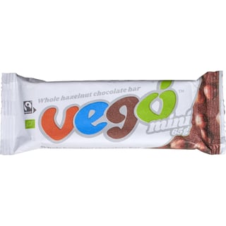 Mini Vegan Chocoladereep Hele Hazelnoten