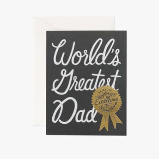 Rifle Paper Kaart Worlds Greatest Dad Card