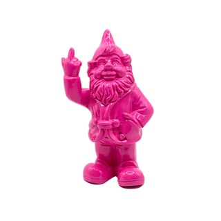 Beeldje Kabouter Fuck You Fuchsia 10cm
