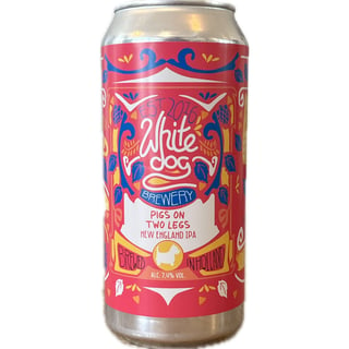 White Dog Pigs On Two Legs 440ml
