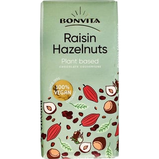 Vegan Rijstmelkchocolade - Rozijn/hazelnoot