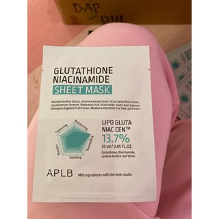 APLB Glutathione Niacinamide Sheet Mask