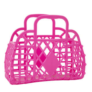 Sun Jellies Retro Basket Mini Berry Pink