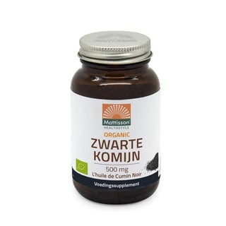 Organic Zwarte Komijn 500 Mg Bio