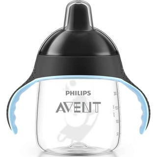 Philips AVENT Pinguin Drinkbeker - Met Handvat & Nippen - 260ml - 12M+ Met Ventiel Waardoor Onmogelijk Wordt Geknoeid