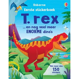 Eerste Stickerboek - T-Rex en Andere Enorme Dinosaurussen