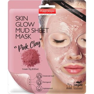 Purederm Skin Glow Mud Sheet Mask S