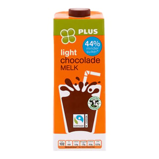 PLUS Chocolademelk Light Fairtrade