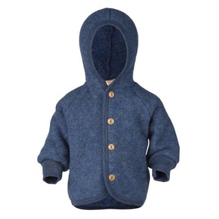 Hooded Jacket - Blue Melange