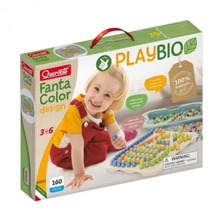 Quercetti Play Bio FantaColor Baby Insteekmozaïek 160 Delig 3 - 6 Jaar