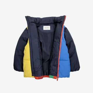 Bobo Choses Bobo Choses Color Block Padded Anorak - Maat: 4-05Y