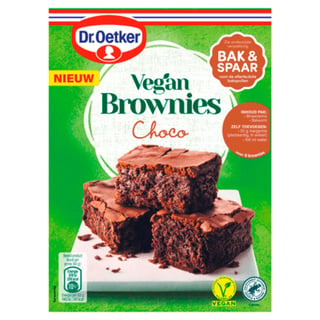 Dr. Oetker Vegan Brownies Plantaardig Bakmix