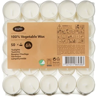 Theelichtjes Vegetable Wax