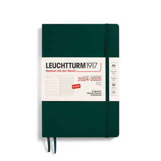 Leuchtturm 18 month diary softcover large 2024-2025 - Forest Green