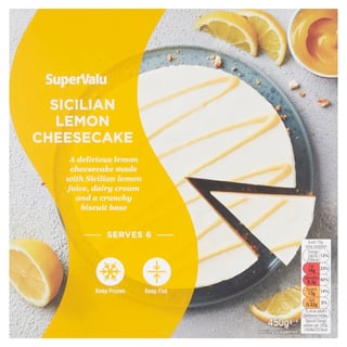 Supervalu Sicilian Lemon Cheese Cake