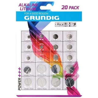 Grundig Alkaline Lithium 20 Pack