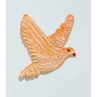 Duif Paillettenpatch - Diverse Kleuren - Kleuren: Zalm