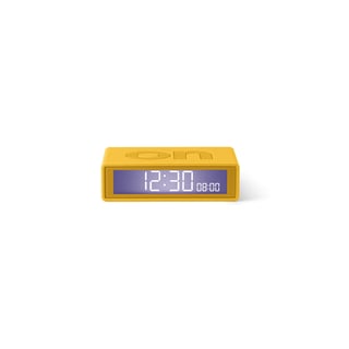 Lexon Flip+ Travel Clock Small - Yellow