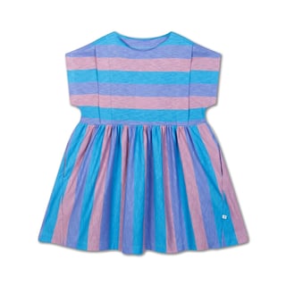 Repose Ams 41. Everyday Dress Tricolor Block Stripe