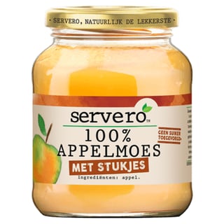 Servero 100% Appelmoes Met Stukjes
